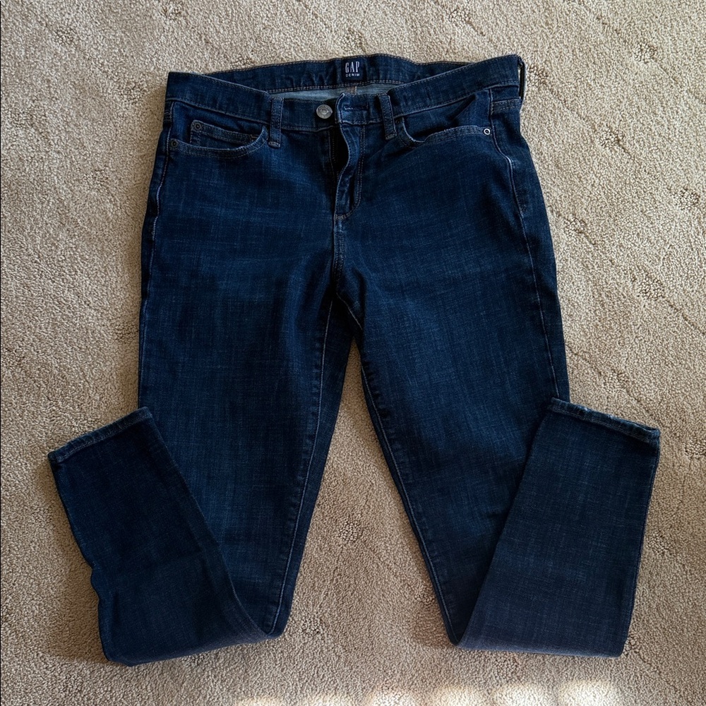 GAP Women's Dark Blue Skinny Jeans